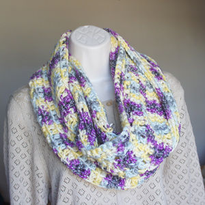 Handmade Crocheted INFINITY SCARF Loop Cowl